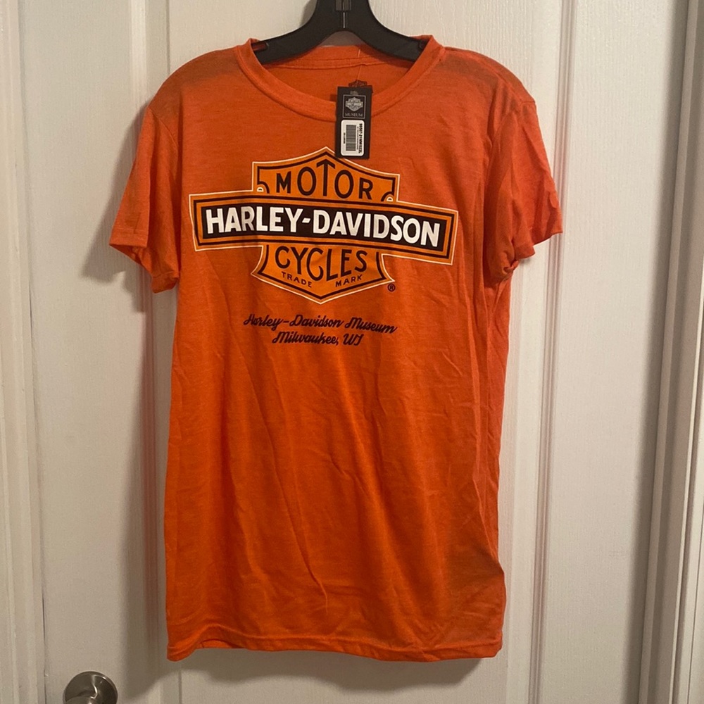 Harley Davidson 2xl woman’s shirt and hat.